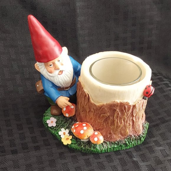 Yankee Candle Vintage Gnome Votive Candle Holder - Picture 1 of 7